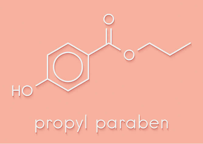 Antimcirobial Propyl Paraben Molecule